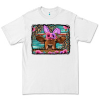 White easter floral leopard cow Premium Tee - Jasminsmagicworld