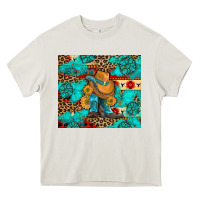 Cowboy Boots With Turquoise And Aztec Heavy Core Tee | Teevron
