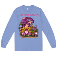 Colony Blue fresh lilac gnome Long Sleeve Tee - BarkalooDesign