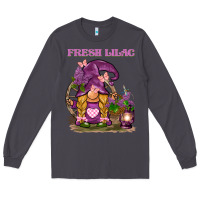 Smoke fresh lilac gnome Long Sleeve Tee - BarkalooDesign