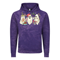 Cloud Purple Christmas ghosts Vintage Hoodie - MaliasSmallBusiness