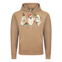 Vintage Coffee Christmas ghosts Vintage Hoodie - MaliasSmallBusiness