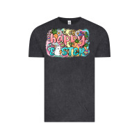Vintage Black Happy Easter Vintage Tee - NancyCooperArtShop