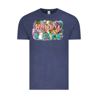 Vintage Denim Happy Easter Vintage Tee - NancyCooperArtShop
