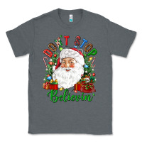 Charcoal Heather Don't stop believin' Classic Tee - NancyCooperArtShop
