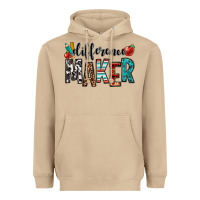 Mushroom difference maker teacher Heavyweight Hoodie - OliviaCreatesArt