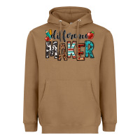 Toasted Coconut difference maker teacher Heavyweight Hoodie - OliviaCreatesArt