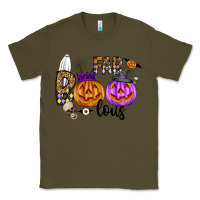 Army Green Fab Boo Lous Classic Tee - CowhideDigitalArt