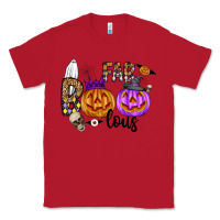Red Fab Boo Lous Classic Tee - CowhideDigitalArt