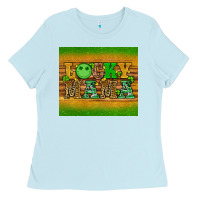 Baby Blue st patricks day lucky mama Ladies Tee - Artiststas