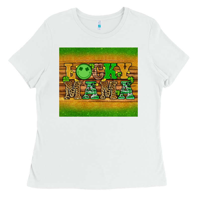 St Patricks Day Lucky Mama Ladies Tee by Artiststas | Teevron