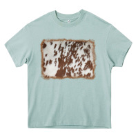 Arona cowhide background Heavy Core Tee - AdoDesignShop