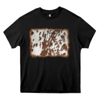 Black cowhide background Heavy Core Tee - AdoDesignShop