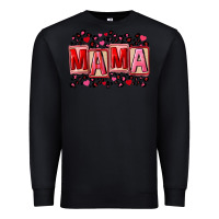 Black Pink leopard mama Premium Sweatshirt - FaDigitalArtStudio