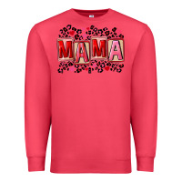 Cardinal Pink leopard mama Premium Sweatshirt - FaDigitalArtStudio