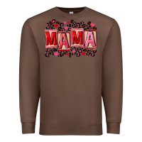 Chestnut Pink leopard mama Premium Sweatshirt - FaDigitalArtStudio