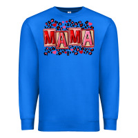 True Royal Pink leopard mama Premium Sweatshirt - FaDigitalArtStudio