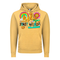Vintage Mustard hello first grade Vintage Hoodie - NancyCooperArtShop