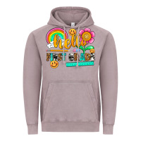 Vintage Zinc hello first grade Vintage Hoodie - NancyCooperArtShop