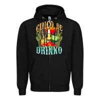 Black cinco de drinko cinco de mayo Zipper Hoodie - CowGirlArtShop