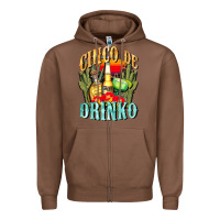 Chestnut cinco de drinko cinco de mayo Zipper Hoodie - CowGirlArtShop