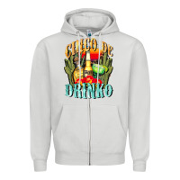 Dove Grey cinco de drinko cinco de mayo Zipper Hoodie - CowGirlArtShop