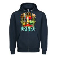 Navy cinco de drinko cinco de mayo Zipper Hoodie - CowGirlArtShop