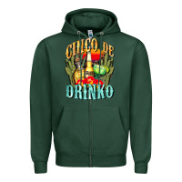 Sports Green cinco de drinko cinco de mayo Zipper Hoodie - CowGirlArtShop