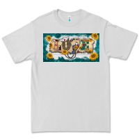 Dove Grey western love nurse license plate template Premium Tee - BarkalooDesign