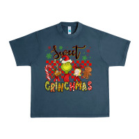 Midnight Navy grinchmas Urban Heavy Tee - MaliasSmallBusiness