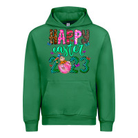 Emerald Happy Easter Urban Hoodie - CowhideDigitalArt