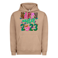 Pigment Burro Happy Easter Urban Hoodie - CowhideDigitalArt