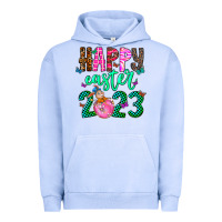 Pigment Grape Ice Happy Easter Urban Hoodie - CowhideDigitalArt
