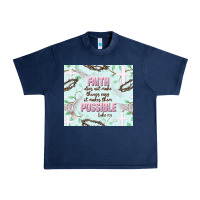 Navy faith does not make things easy Urban Heavy Tee - JahusDesignShop