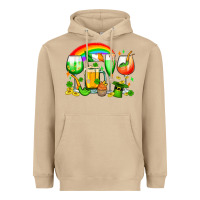 Mushroom wine glasses st. patricks Heavyweight Hoodie - OliviaCreatesArt