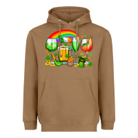 Toasted Coconut wine glasses st. patricks Heavyweight Hoodie - OliviaCreatesArt