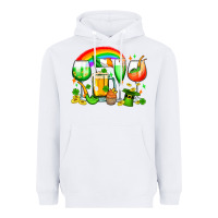 White wine glasses st. patricks Heavyweight Hoodie - OliviaCreatesArt