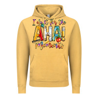 Vintage Mustard i do it for the aha moments Vintage Hoodie - NancyCooperArtShop