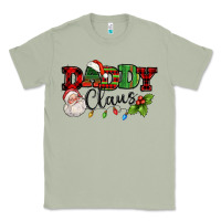 Matcha Daddy Claus Santa Christmas lights and holly Classic Tee - NancyCooperArtShop
