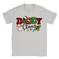 Moon Dust Daddy Claus Santa Christmas lights and holly Classic Tee - NancyCooperArtShop