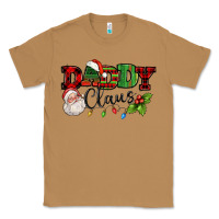 Toasted Coconut Daddy Claus Santa Christmas lights and holly Classic Tee - NancyCooperArtShop