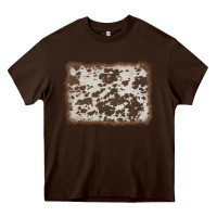 Chocolate Brown cowhide background Heavy Core Tee - AdoDesignShop