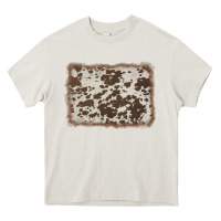 Cream cowhide background Heavy Core Tee - AdoDesignShop