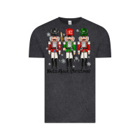 Vintage Black Nuts About Christmas Vintage Tee - MaliasSmallBusiness