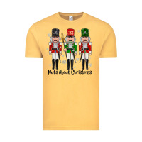 Vintage Mustard Nuts About Christmas Vintage Tee - MaliasSmallBusiness