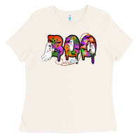 Bone halloween boo Ladies Tee - AdoDesignShop