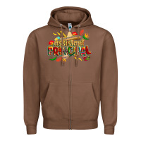 Chestnut cinco de mayo assistant principal Zipper Hoodie - CowGirlArtShop