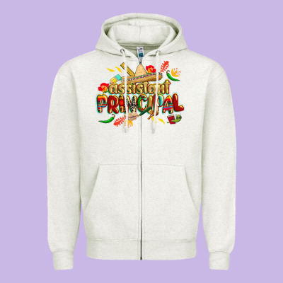 Cinco De Mayo Assistant Principal Zipper Hoodie Designed By Cowgirlartshop