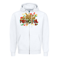White cinco de mayo assistant principal Zipper Hoodie - CowGirlArtShop