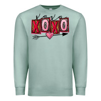 Seafoam Xoxo love Valentine's Day Premium Sweatshirt - FaDigitalArtStudio